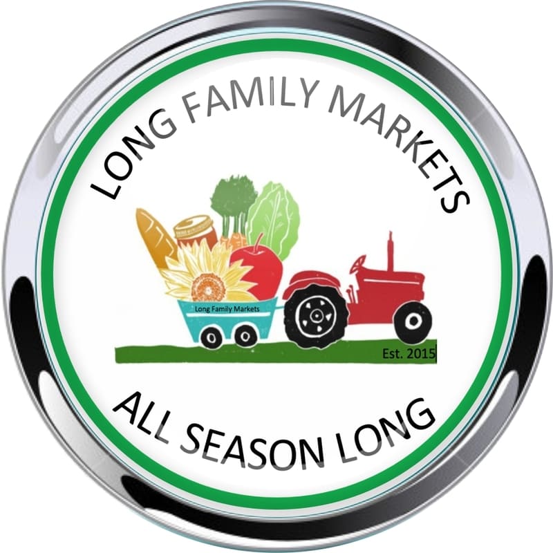 Long Family Markets - Car Emblem (Metal)